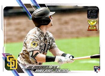#US143 Jake Cronenworth - San Diego Padres - 2021 Topps Update Baseball