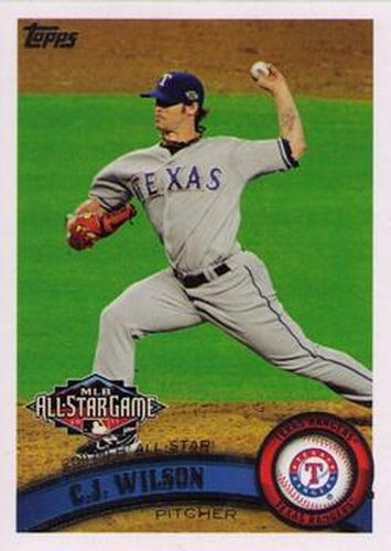 #US147 C.J. Wilson - Texas Rangers - 2011 Topps Update Baseball