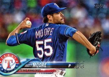 #US147 Matt Moore - Texas Rangers - 2018 Topps Update Baseball