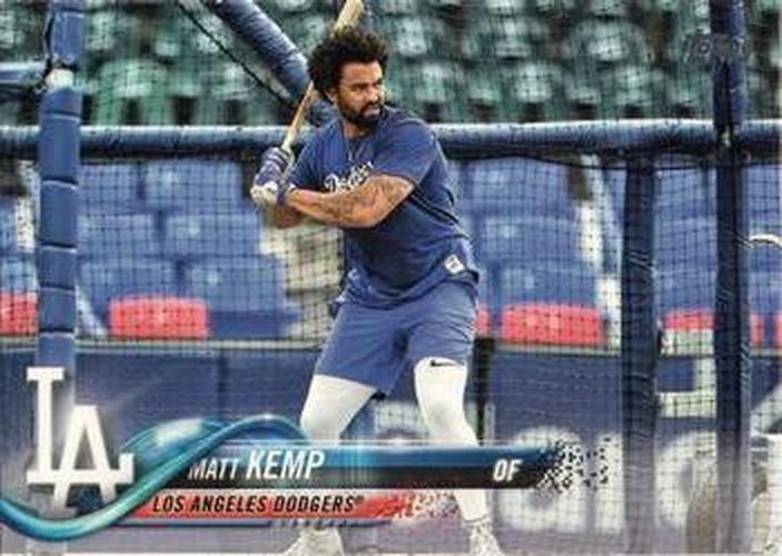 #US151b Matt Kemp - Los Angeles Dodgers - 2018 Topps Update Baseball