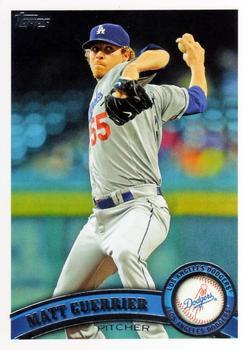 #US153 Matt Guerrier - Los Angeles Dodgers - 2011 Topps Update Baseball