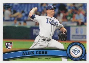 #US159 Alex Cobb - Tampa Bay Rays - 2011 Topps Update Baseball