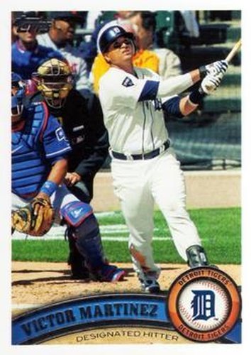 #US160 Victor Martinez - Detroit Tigers - 2011 Topps Update Baseball