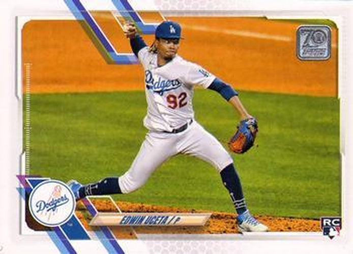 #US162 Edwin Uceta - Los Angeles Dodgers - 2021 Topps Update Baseball