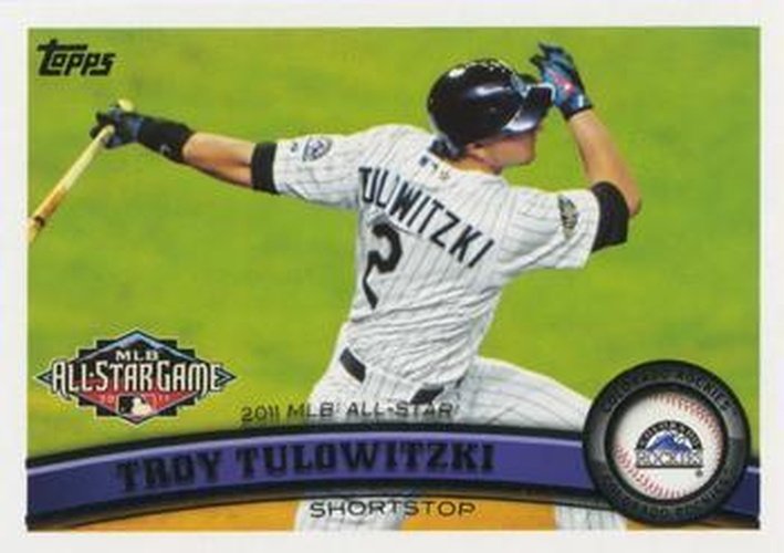 #US162 Troy Tulowitzki - Colorado Rockies - 2011 Topps Update Baseball