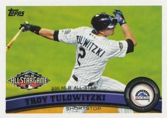 #US162 Troy Tulowitzki - Colorado Rockies - 2011 Topps Update Baseball