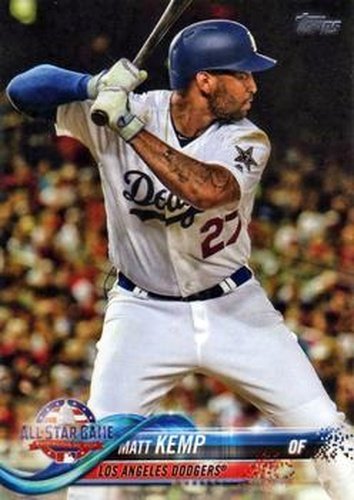 #US165 Matt Kemp - Los Angeles Dodgers - 2018 Topps Update Baseball