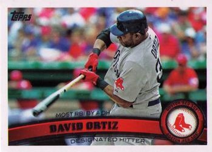 #US166 David Ortiz - Boston Red Sox - 2011 Topps Update Baseball