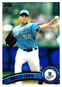#US168 Bruce Chen - Kansas City Royals - 2011 Topps Update Baseball