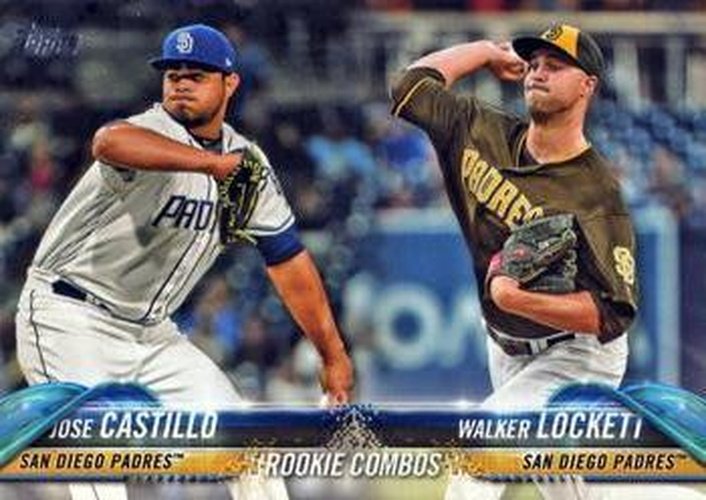 #US169 Jose Castillo / Walker Lockett - San Diego Padres - 2018 Topps Update Baseball