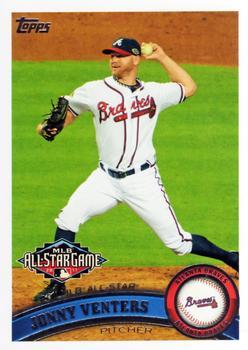 #US172 Jonny Venters - Atlanta Braves - 2011 Topps Update Baseball