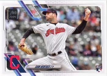 #US173 Sam Hentges - Cleveland Indians - 2021 Topps Update Baseball