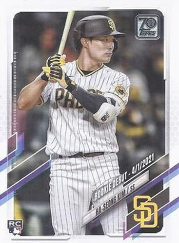 #US175 Ha-Seong Kim - San Diego Padres - 2021 Topps Update Baseball