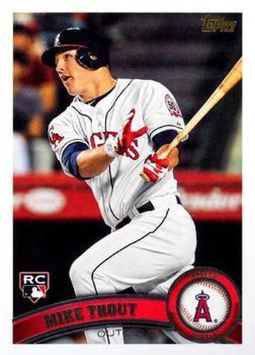 #US175 Mike Trout - Los Angeles Angels - 2011 Topps Update Baseball