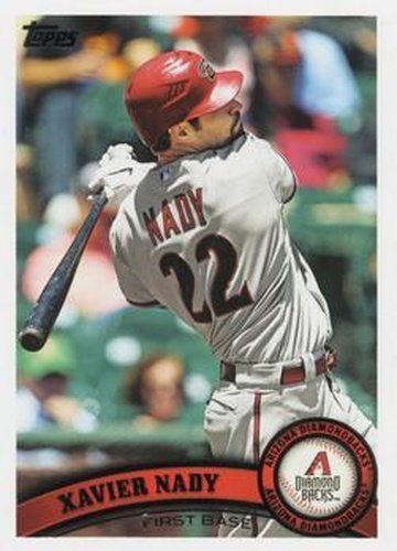 #US176 Xavier Nady - Arizona Diamondbacks - 2011 Topps Update Baseball