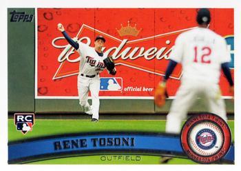 #US177 Rene Tosoni - Minnesota Twins - 2011 Topps Update Baseball