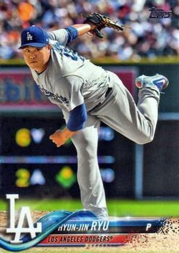 #US179 Hyun-Jin Ryu - Los Angeles Dodgers - 2018 Topps Update Baseball