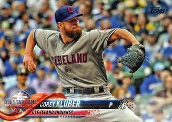 #US185 Corey Kluber - Cleveland Indians - 2018 Topps Update Baseball