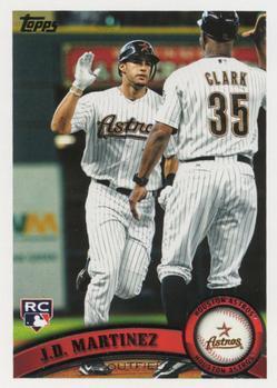 #US186 J.D. Martinez - Houston Astros - 2011 Topps Update Baseball