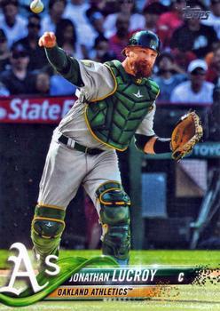 #US187 Jonathan Lucroy - Oakland Athletics - 2018 Topps Update Baseball