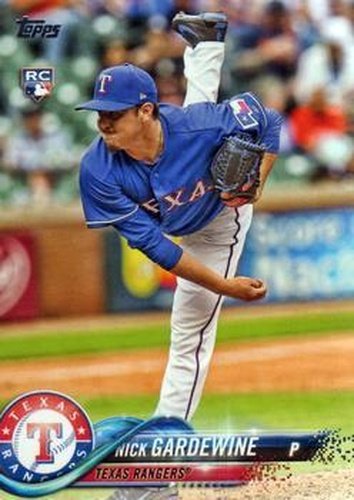 #US188 Nick Gardewine - Texas Rangers - 2018 Topps Update Baseball