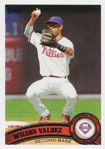 #US189 Wilson Valdez - Philadelphia Phillies - 2011 Topps Update Baseball