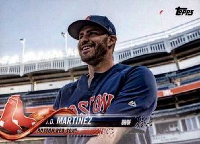 #US195b J.D. Martinez - Boston Red Sox - 2018 Topps Update Baseball