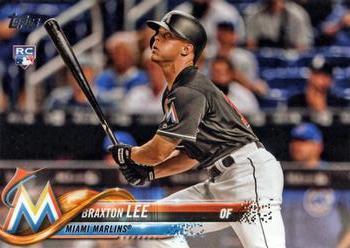 #US196 Braxton Lee - Miami Marlins - 2018 Topps Update Baseball