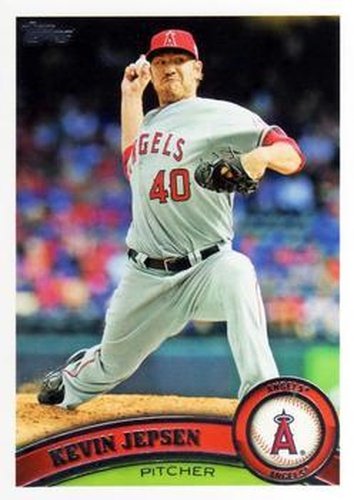 #US198 Kevin Jepsen - Los Angeles Angels - 2011 Topps Update Baseball