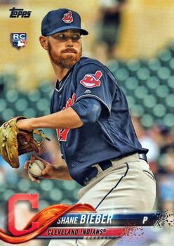 #US198a Shane Bieber - Cleveland Indians - 2018 Topps Update Baseball
