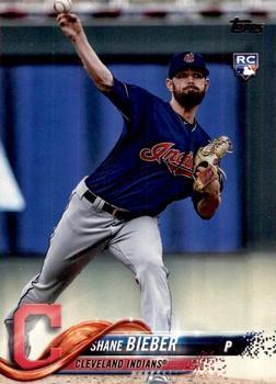 #US198b Shane Bieber - Cleveland Indians - 2018 Topps Update Baseball