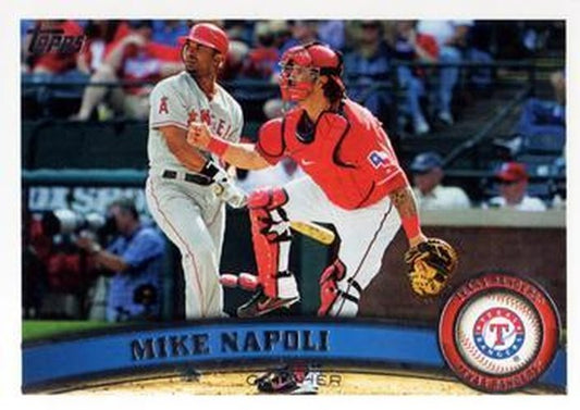 #US19 Mike Napoli - Texas Rangers - 2011 Topps Update Baseball