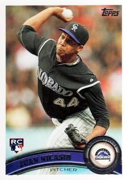 #US203 Juan Nicasio - Colorado Rockies - 2011 Topps Update Baseball