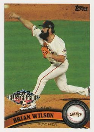#US204 Brian Wilson - San Francisco Giants - 2011 Topps Update Baseball