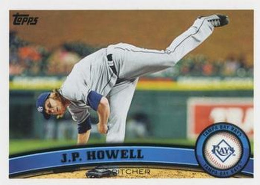 #US206 J.P. Howell - Tampa Bay Rays - 2011 Topps Update Baseball