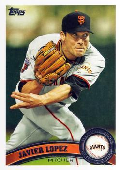 #US208 Javier Lopez - San Francisco Giants - 2011 Topps Update Baseball