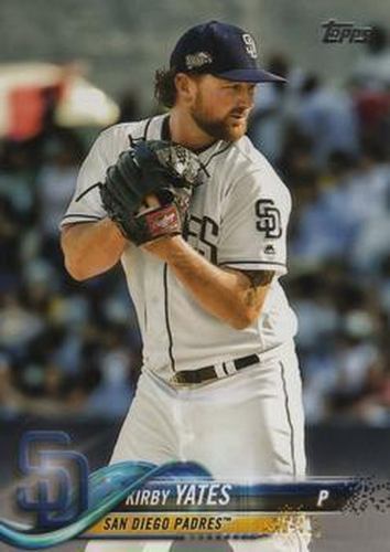 #US210 Kirby Yates - San Diego Padres - 2018 Topps Update Baseball