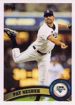 #US212 Pat Neshek - San Diego Padres - 2011 Topps Update Baseball