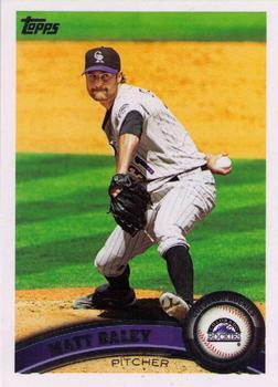 #US214 Matt Daley - Colorado Rockies - 2011 Topps Update Baseball