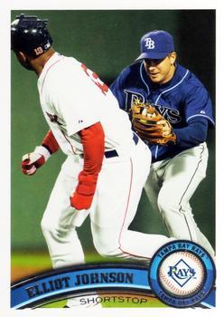 #US217 Elliot Johnson - Tampa Bay Rays - 2011 Topps Update Baseball