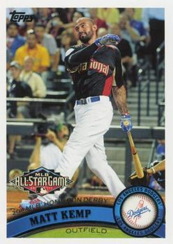 #US218 Matt Kemp - Los Angeles Dodgers - 2011 Topps Update Baseball