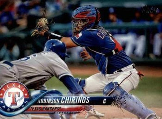 #US220 Robinson Chirinos - Texas Rangers - 2018 Topps Update Baseball