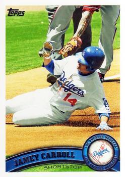 #US221 Jamey Carroll - Los Angeles Dodgers - 2011 Topps Update Baseball