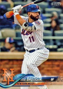 #US221 Jose Bautista - New York Mets - 2018 Topps Update Baseball