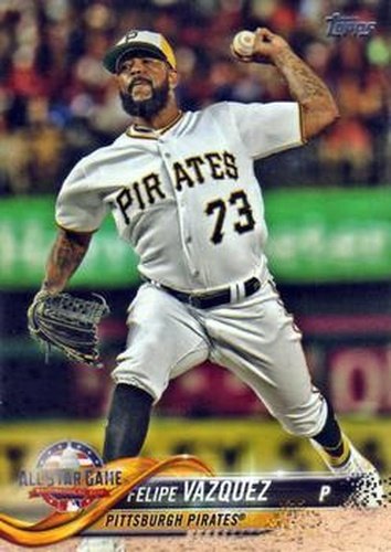 #US222 Felipe Vazquez - Pittsburgh Pirates - 2018 Topps Update Baseball