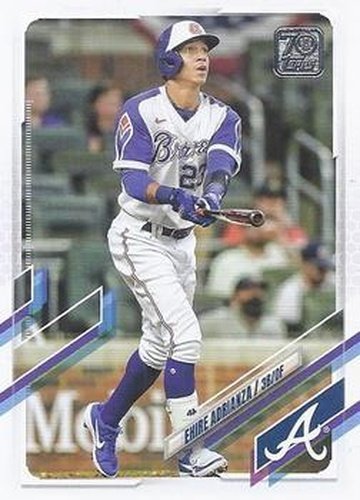 #US223 Ehire Adrianza - Atlanta Braves - 2021 Topps Update Baseball