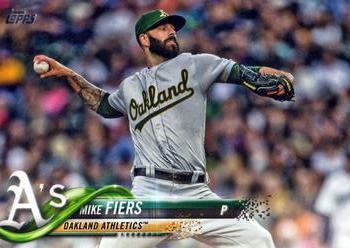 #US225 Mike Fiers - Oakland Athletics - 2018 Topps Update Baseball