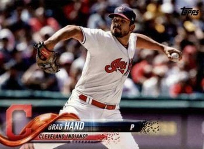 #US232a Brad Hand - Cleveland Indians - 2018 Topps Update Baseball