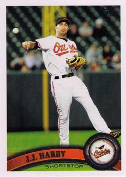 #US239 J.J. Hardy - Baltimore Orioles - 2011 Topps Update Baseball