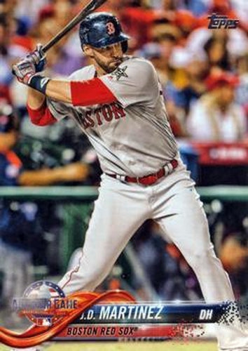 #US23a J.D. Martinez - Boston Red Sox - 2018 Topps Update Baseball